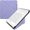 kwmobile Custodia Pieghevole Compatibile con Kobo Libra Colour Cover - Cover Magnetica Pelle PU eReader con Stand - lavanda