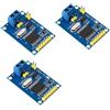 Ulegqin MCP2515 CAN bus Modulo Ulegqin MCP2515 Schermata bus CAN basata sul ricevitore TJA1050 Supporta la tecnologia CAN V2.0B Protocollo SPI Compatibile con Arduino e Raspberry Pi(3 pezzi)
