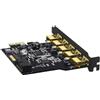 YABOANG Scheda PCIE USB 3.0, 5 Porte a USB Scheda di Espansione Superspeed 5 Gbps con connettore di Alimentazione SATA a 15 Pin e interfaccia USB 3.0 a 19 Pin,Supporto Windows XP/Vista/7/8/10/ Linux