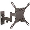 Ewent EW1522 Supporto da Parete per TV/Monitor da 13 a 42 Pollici con Braccio a Doppio Snodo e Orientabile, Vesa Fino a 200 x 200 mm, Nero