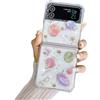 LCHULLE per Samsung Galaxy Z Flip4 5G Cover Glitter Ragazze,Trasparente