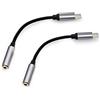 JZK 2X 10CM adattatore USB C a jack da 3,5 mm, AUX a USB C, adattatore Tipo C a jack per cuffie, per iPhone 15/Plus/Pro/Pro Max, per iPad Pro/Air/mini, per Samsung Galaxy, per Pixel, per HUAWEI Mate