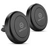 WizGear WixGear - Supporto magnetico per telefono per auto, supporto magnetico universale per presa d'aria per auto, supporto per telefono cellulare e mini tablet, con 4 piastre metalliche