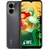 SPC Discovery 2 SE - Smartphone 4+64GB con schermo HD+ 6,5", NFC, sblocco con volto e impronta digitale, 4G, doppia fotocamera 13+2MP, batteria 4500 mAh con ricarica e Android 13 - Colore Dark Matter