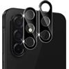 Holilo per Samsung Galaxy A27 5G Protezione Fotocamera Posterior Pellicola, 2 Pezzi Durezza 9H HD Anti-graffio Anti-Impronta Camera Vetro Temperato Pellicola Protettiva-Nero
