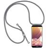 Hkess Custodia con Cordino Compatibile con Samsung Galaxy S9 - Back Case in Silicone con Laccio per Il Collo - Custodia Trasparente con Cordino - Cover per Cellulare con Cordoncino da Indossare