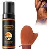 Pemarlis Mousse Autoabbronzante Abbronzatura Idratanti Naturale e Duratura, in Mousse scura finta con applicatore a guanto per il corpo