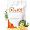 Generico Complesso Vitamina D3 K2 2-in-1 con Olio di Cocco Vergine | Supporto Energia Quotidiana & Equilibrio dell'Umore, Senza OGM & Senza Glutine