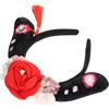 Healvian Fascia Cinese per Chioma da Donna Parrucca Cosplay Accessorio Costume Tradizionale Hanfu per Feste a Tema Carnevale e Halloween Fascia per Chioma da Cosplay Decorazioni in