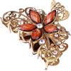 Housoutil Pinza Accessorio per Fiore Forma a Donna e di Chioma Vintage Lega Leggera Chiusura Forte Elegante Colore Casuale Uso Quotidiano e Shopping per Ragazze