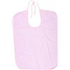 Filfeel Bavaglino per adulti Abbigliamento Protector, Bavaglino impermeabile Pasto per anziani Aiuto per disabili Cuoco Abbigliamento pranzo Lavabile(19.7 * 27.6inch-Rosa chiaro)