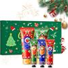 HOUSN Set Regalo Crema Mani E Lozione Corpo,3x30ml Crema Mani + 2x100ml Cremas Corpo Idratante,Cura Nutriente Per Pelle Secca,Idrata Body E Mani,Confezione Regalo Natalizia Per Donna E Uomo