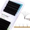 GEMERRY Extension Ciglia, 0,1 mm C Curl 2D 3D 4D 5D 6D 7D 10D Extension Ciglia Volume Russo mix 8-14mm Seta Naturale Ciuffi Ciglia Individuali per Salone Professionale di GEMERRY (0.10-C curl-Mix)