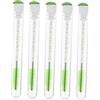 DOITOOL Pennello per Ciglia in Tubo, 10 Pezzi, Plastica, Verde | Forma Ergonomica, Separazione Uniforme, Finitura Naturale, Facile da Riporre, Adatto Contorni Oculari