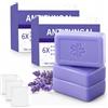 Hotcho 3 saponette Tea Tree antimicotiche - Sapone purificante per viso e corpo per pelli soggette a imperfezioni, pulizia profonda, controlla il sebo, profumo rinfrescante