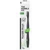 The Humble Co. Humble Brush Spazzolino da denti con amido di mais, nero con setole bianche, medio spessore, vegano