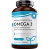 Nutravita Omega 3 Fish Oil 2000mg - 240 Omega 3 EPA DHA Capsule, 4 Mesi | 660mg EPA e 440mg DHA - Integratori Omega3 Fish Oil - Integratore Omega3 Olio di Pesce Capsule - Cuore, cervello e vista