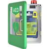 CFDZCP Cassetta DAE Armadietto Di Stoccaggio For Defibrillatore DAE Montato A Parete, Scatola Di Allarme For Defibrillazione Cardiaca In Plastica Con Sistema Di Allarme