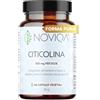 NOVIQA Citicolina 500 mg 60 Capsule Vegetali con Zinco e Vitamine B1, B6, B12 Integratore Memoria e Concentrazione, Aiuta a Ridurre Stanchezza, Citicolina Pura ad Alto Dosaggio NOVIQA Made in Italy