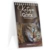 Alpha Edition - Katzenglück 2026 - Calendario da tavolo 10,5 × 14,8 cm con 53 motivi e scritte, calendario decorativo per casa e ufficio, regalo perfetto per gli amanti dei gatti