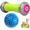 beupro Foot Roller & Spiky Massage Ball Set, massaggiatore per fascite plantare, 2 pezzi, per il recupero della fascite plantare e per rilassare i muscoli stretti