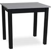 Metdrew Tavolo da Pranzo in Legno 90x60 cm per 2 Persone - Tavolo Cucina Piccolo Stile Scandinavo - Pino - Piano Cemento