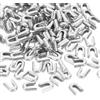 PATIKIL 150Pz 5mm 3/16 Pollici Larghezza Spirale Punte per Stecche per Cucito, Coperture Punte Stecche Corsetto Acciaio Inossidabile 304 per Abiti da Sposa, Tono Argento