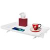 Qussse Mensola da appendere, comodino per letto, comodino, letto, da appendere, per camera da letto, camera degli ospiti, dormitori (bianco)