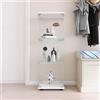 FOERPL Vetrina in Vetro da Esposizione, Vetrina Espositiva con Serratura 125x42x36 cm Vetrina Espositiva per Collezionismo con 1 Porte,3 Strati Armadio Trasparente Vetro per Bar ufficio
