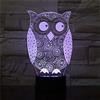 Wolobox Lampada LED gufo wl natura cambia colore USB luce notturna infantile decorazione