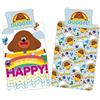 Hey Duggee Happy - Set copripiumino singolo reversibile ufficiale, in policotone