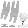 TECHZOCO Piedino per Macchina da Cucire, Piedini per Orlo, Piede di Cucitura, Piedino Universale, Compatibile con Macchine Alfa, Singer, Brother, Janome, Elna, Juki, 2 Unità