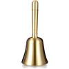 YULIAO Campana a Mano Con Manico, Campana a Mano In Ottone Massiccio, Campanello Di Servizio, Campanellino Per Cucina, Dinner Bell, Grande Tenuto In Mano Chiamata Campana, Compatto e Portatile