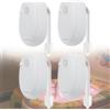 GOMETY 4 luci per WC, luce notturna, 7 colori, 3 modalità, con sensore di movimento, IP65, impermeabile, luce notturna per illuminazione del WC, per camera da letto, corridoio, scale, bagno