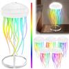 COLEESON Lampada Medusa Fluttuante, LED Jellyfish Lamp, Luce LED Notturna Intelligente, Meduse Lampade da Comodino, Lampada Notturna per Bambini Abatjour Camera da Letto (B)