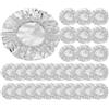 Nmzpnae Coperchi In Alluminio Con Elastico - 60 Pieces Coperture Per Alimenti In Lamina Elastica - Protezione Per E Ciotole - Per Ciotole Da Cucina, Avanzi E Picnic All'a