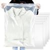 GAYSHI Confezione da 10 sacchetti grandi con chiusura lampo per vestiti, sacchetti sigillati 60 × 90 cm, sacchetti di plastica trasparente, da applicare su trapunte, giocattoli di peluche, coperte