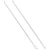 Vesaneae 2pcs Verticale Bacchetta Cieca,12 pollici Bastone per maniglia di controllo cieco,Bacchetta inclinabile cieca con gancio e maniglia