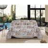 IlGruppone Telo Arredo Made in Italy in Cotone Grandfoulard Copritutto Copridivano Copriletto-Teli Sofà Arredatutto-Drappeggio-Arazzo-Copridivano Grand Foulard Letto - Matrimoniale - Shabby Beige