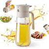 RoseFlower 580ml Spruzzino Olio (2 in 1), Spruzzatore per Olio a Beccuccio Fine a prova di Perdite - Dispenser per Barbecue, Insalata, Salsa, Aceto, Olio d'oliva, Oliera Spray
