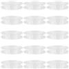 SUNNYCLUE 15 rocchetto Vuoto Da 50 x 10mm Rocchetti di Plastica Piatti Filo Bianco Piatto per Ricamo Filo per Tessitura Organizer per Filo Rocchetto per Cucire Uncinetto Filato Forniture Fai Da Te per
