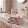 Maison Sucrée Set Asciugamani Bagno 1+1 Art. Pepe in Spugna 100% Cotone 450 GSM, Viso 60x105 cm + Ospite 40x60 cm (Cipria 32)
