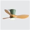 ENTHERONIC Ventilatore da soffitto con luci Ventilatore da soffitto a 3 pale con luce e telecomando Ventilatore da soffitto a filo da 32 pollici con luci Ventilatore da soffitto silenzioso