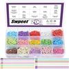 Swpeet 200 catene a sfere in 20 colori con kit assortito di connettori, catene in metallo per appendere ornamenti natalizi, gioielli, portachiavi, artigianato fai da te