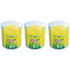 Diavolina Candela Citronella in Bicchiere Multipack 3 Pezzi (140g Cad.) | Candela Antizanzare Esterno Durata 35 Ore