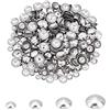 UNICRAFTALE Circa 400 pz 4 Tappi di Perline di Fiori, Tappi Terminali Distanziatori in Acciaiorurgico da 3/4/5/6 mm, Distanziatori per Collana di Bracciali, Gioielli in Acciaio Inossidabile
