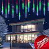 Monzana Lucine di Natale 480 LED 8,6m Impermeabile Luci Natalizie Esterni Interni Colorato Pioggia Meteore