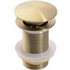 Generic Tappo di ricambio per lavandino da bagno pop up tappo di scarico in oro spazzolato accessori per lavabo