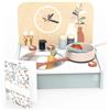 Speedy Monkey - Set da tavola Cucina con 8 accessori - 30,5x25,5x24,5 cm