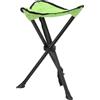 Gistuch Sgabello treppiede pieghevole 200 kg di carico antiscivolo buona stabilità sedia pieghevole portatile per pesca campeggio picnic verde verde